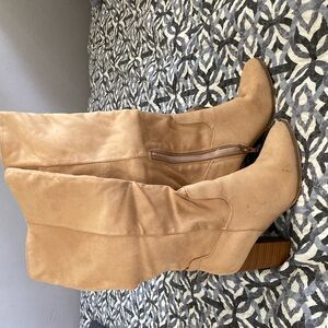 Tan Suede Women's Boots